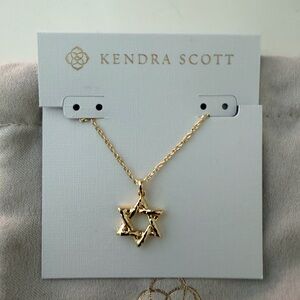 Kendra Scott Star of David Necklace in Gold
